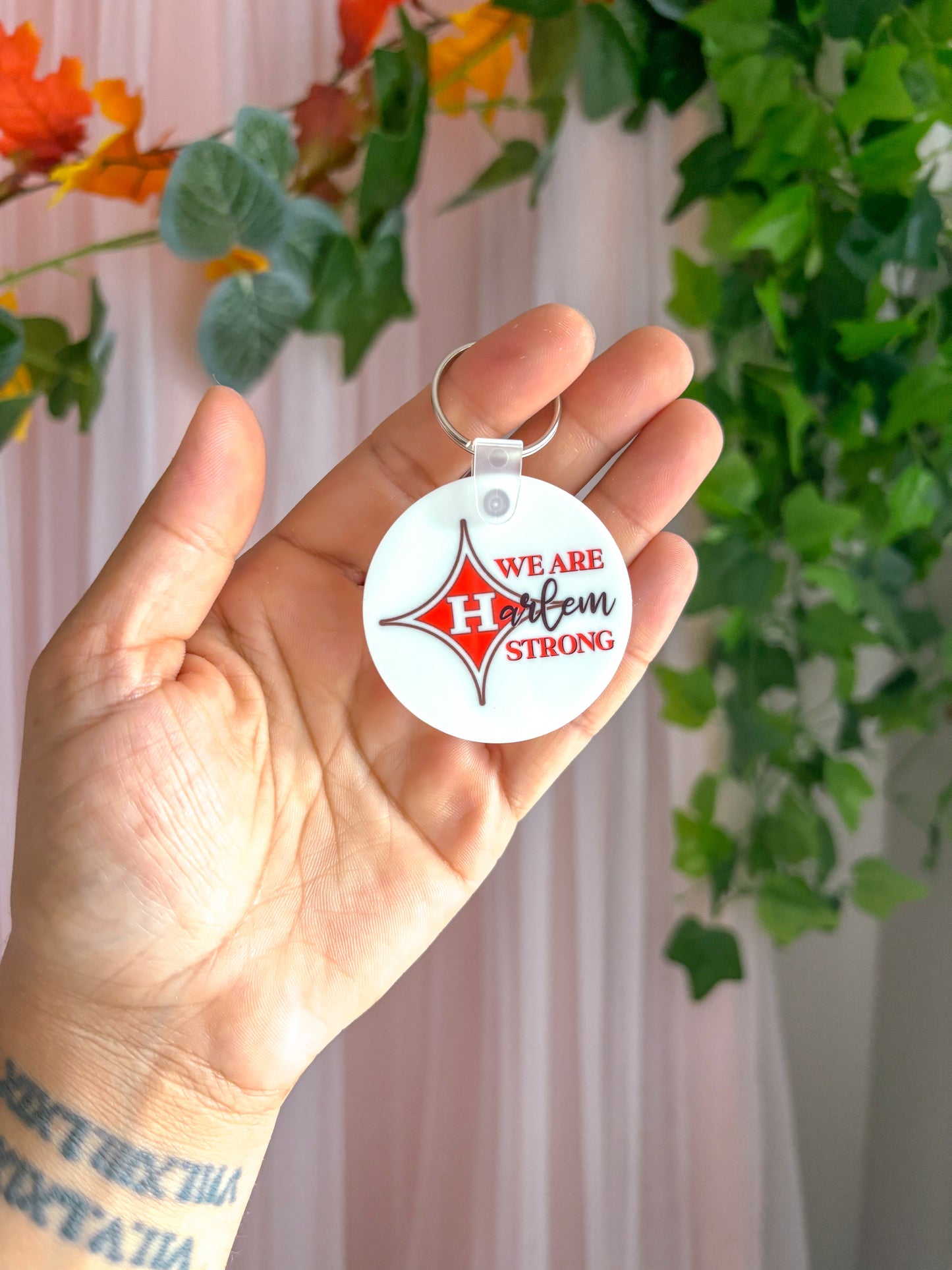 “WE ARE HARLEM STRONG” Keychain