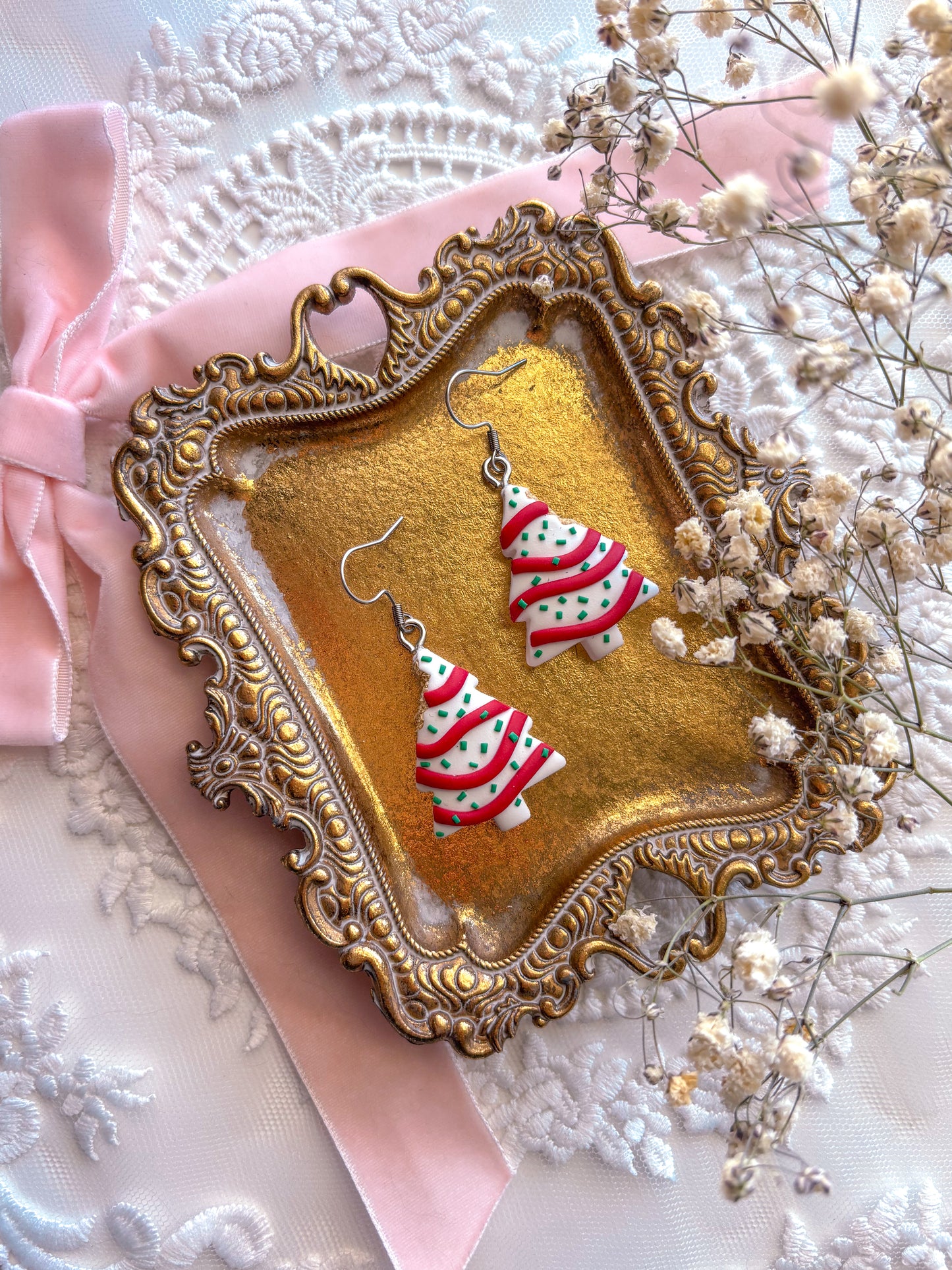 Christmas Cake Dangles