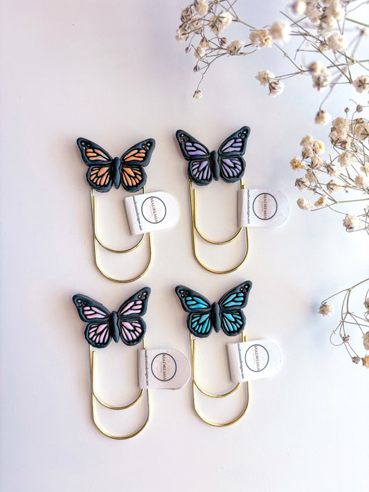 Market Exclusive Butterfly Paperclip Bookmarks