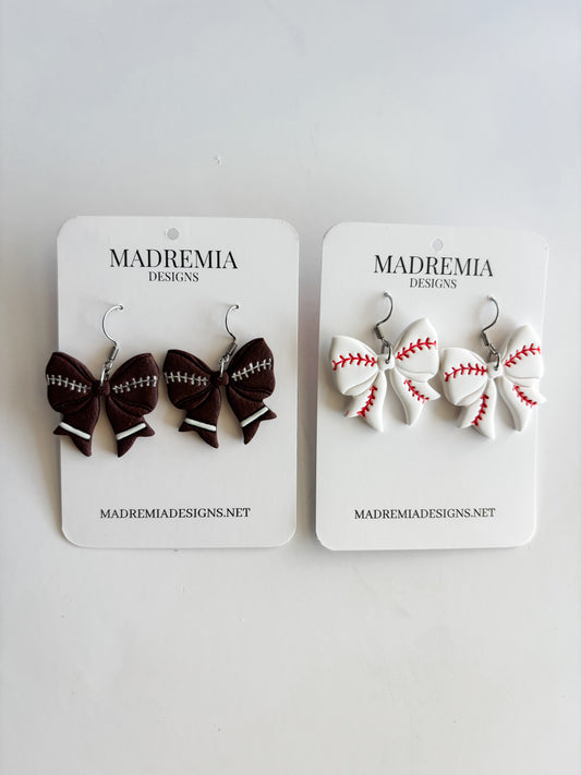 Market Exclusive Sports Bow Dangles
