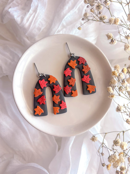 Falling Leaves Arch Dangles
