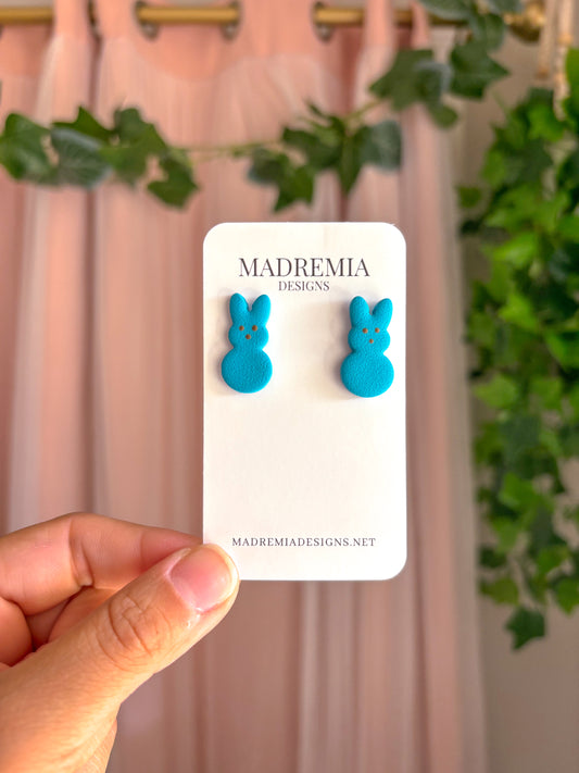Blue Peep Studs