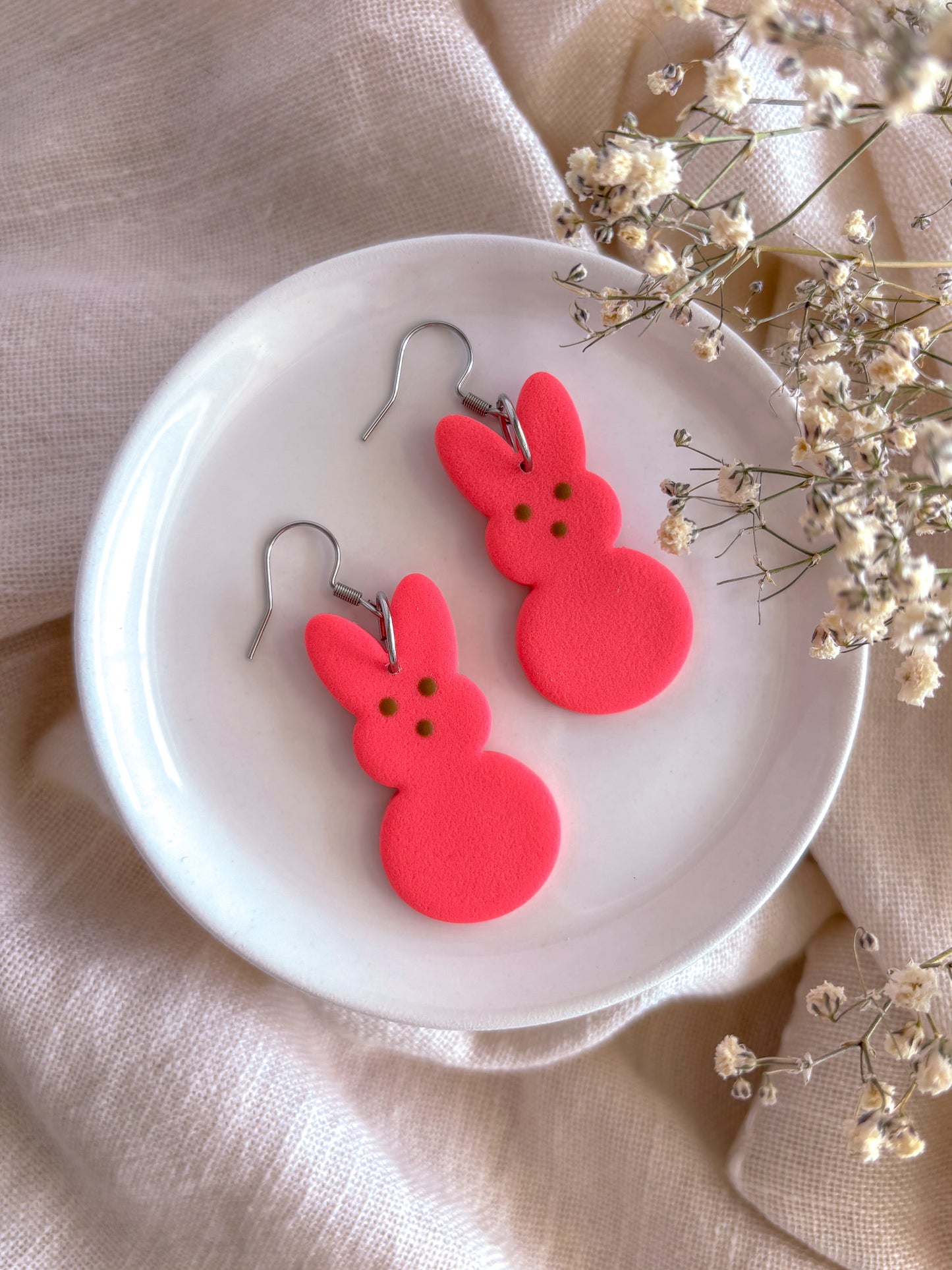 Pink Peep Dangles