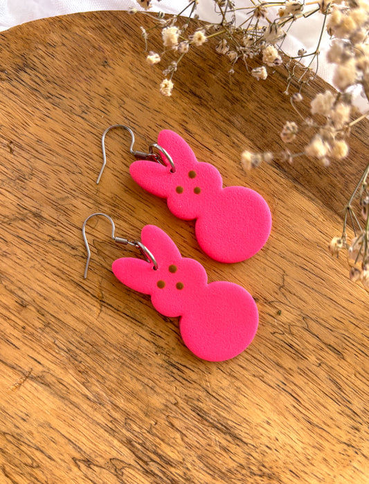 Pink Peep Dangles