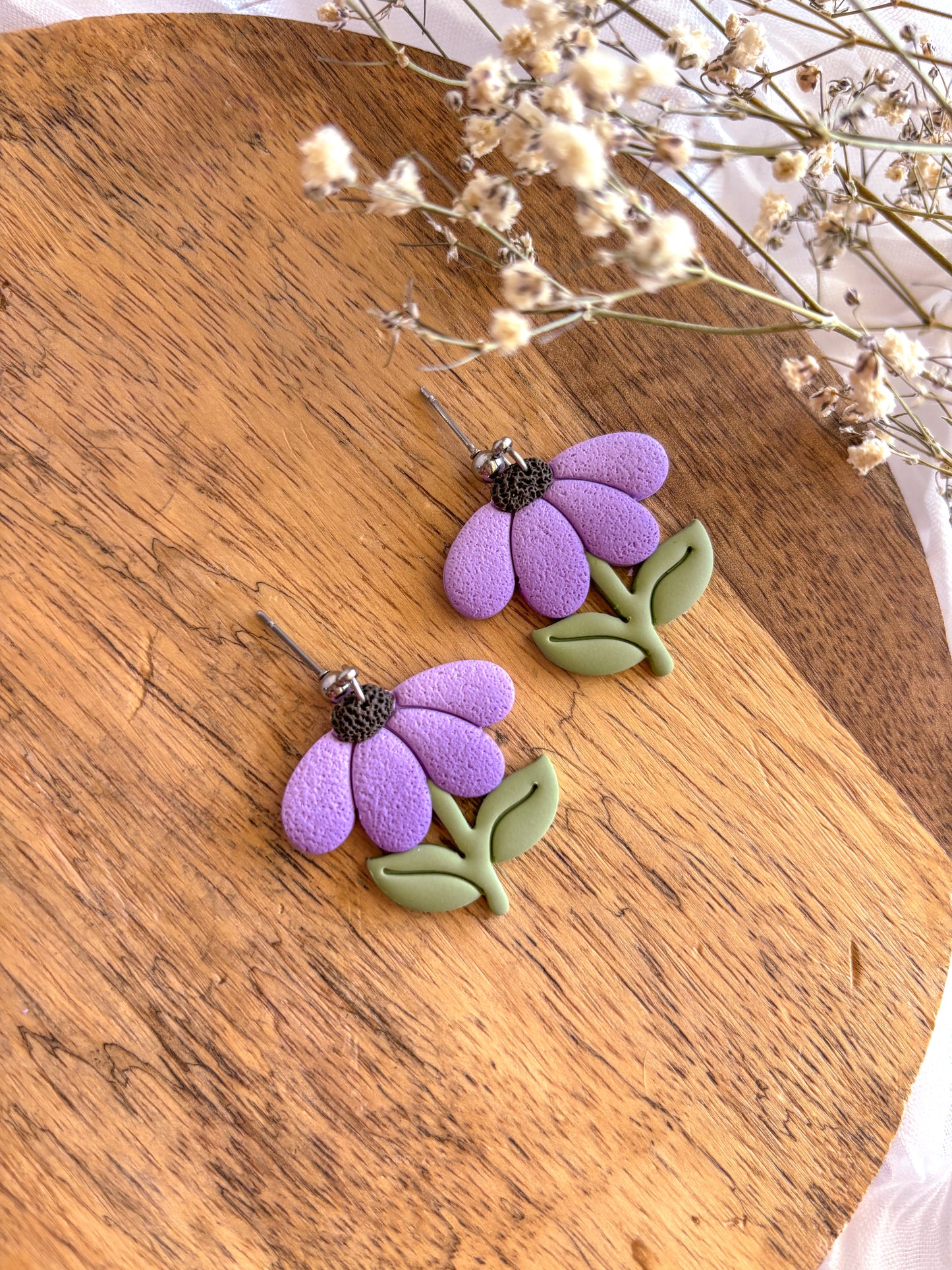 Purple Ombre Dangles
