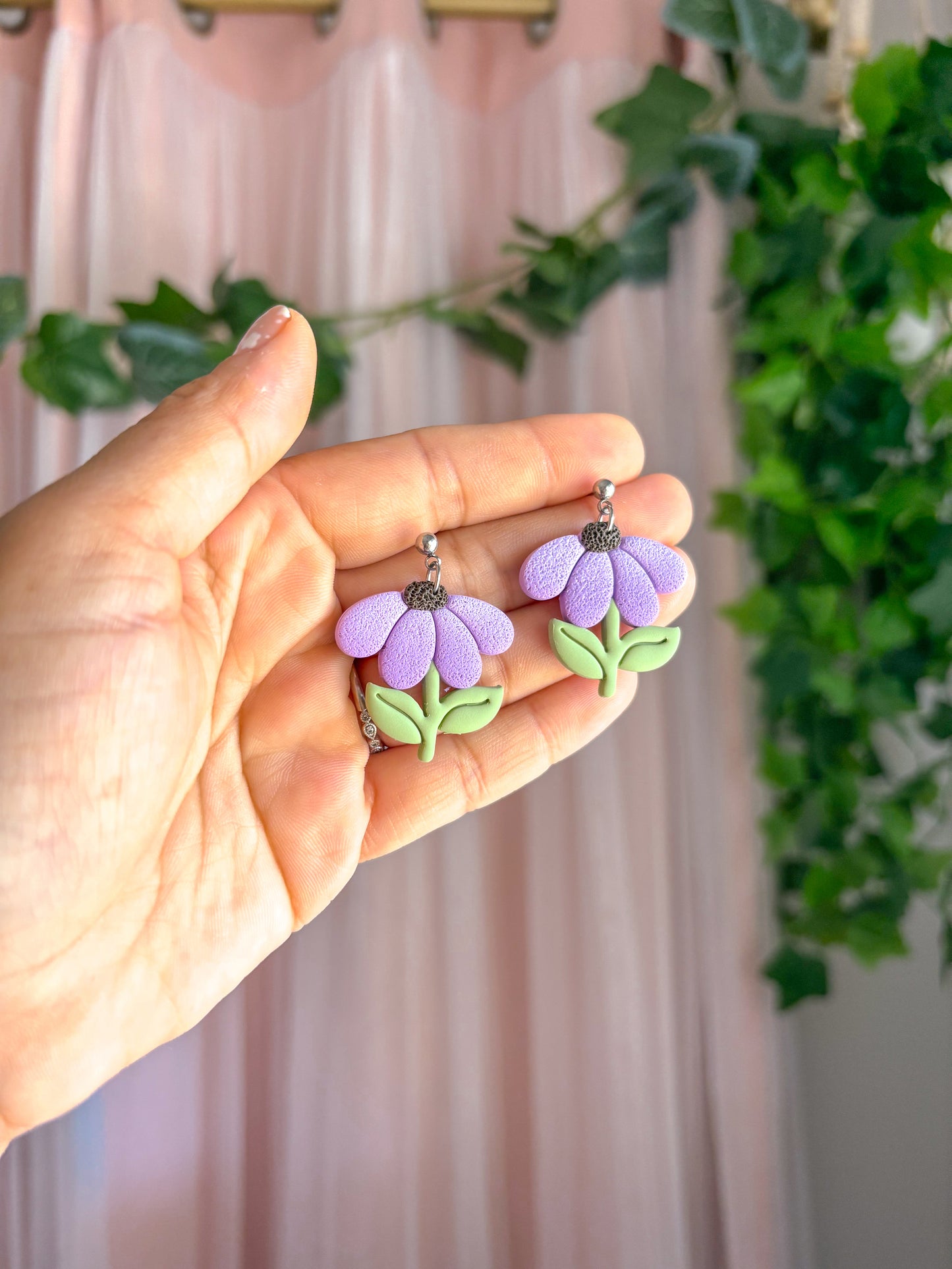 Purple Ombre Dangles