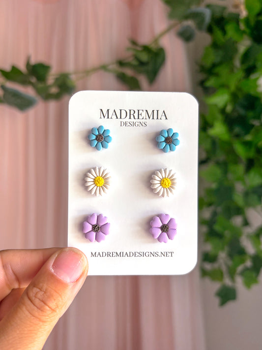 Spring Mini Flower Stud Pack