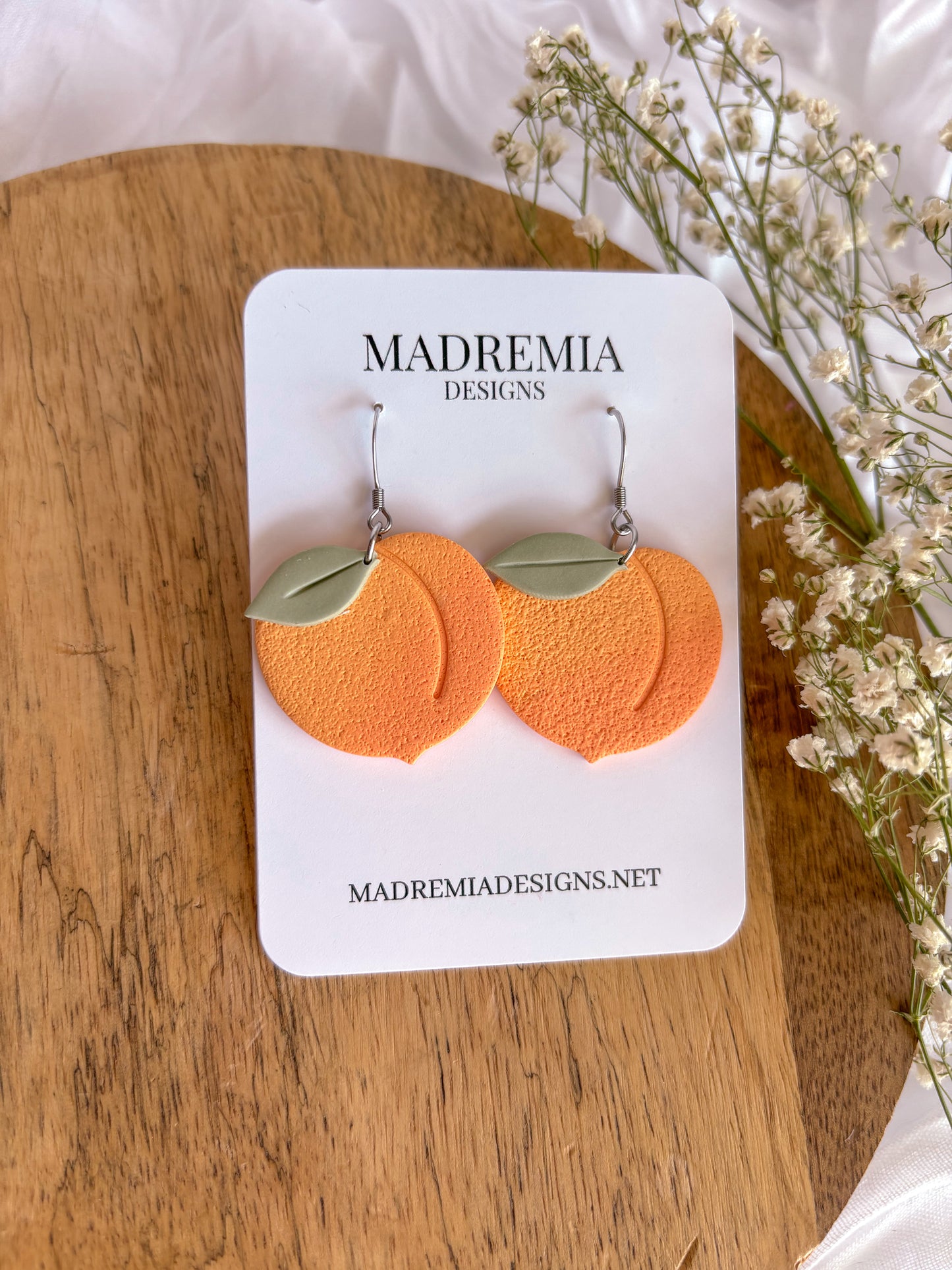 Peach Dangles