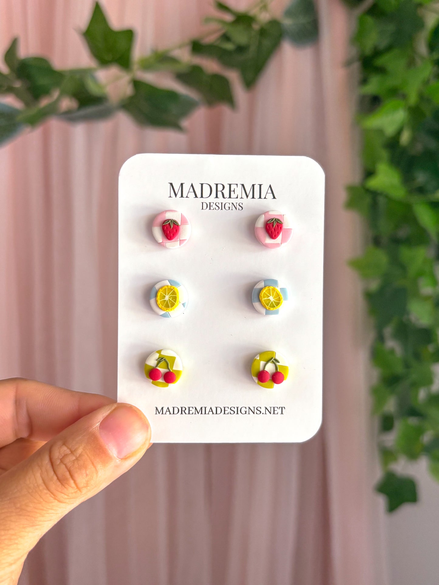 The Checkered Fruity Stud Pack