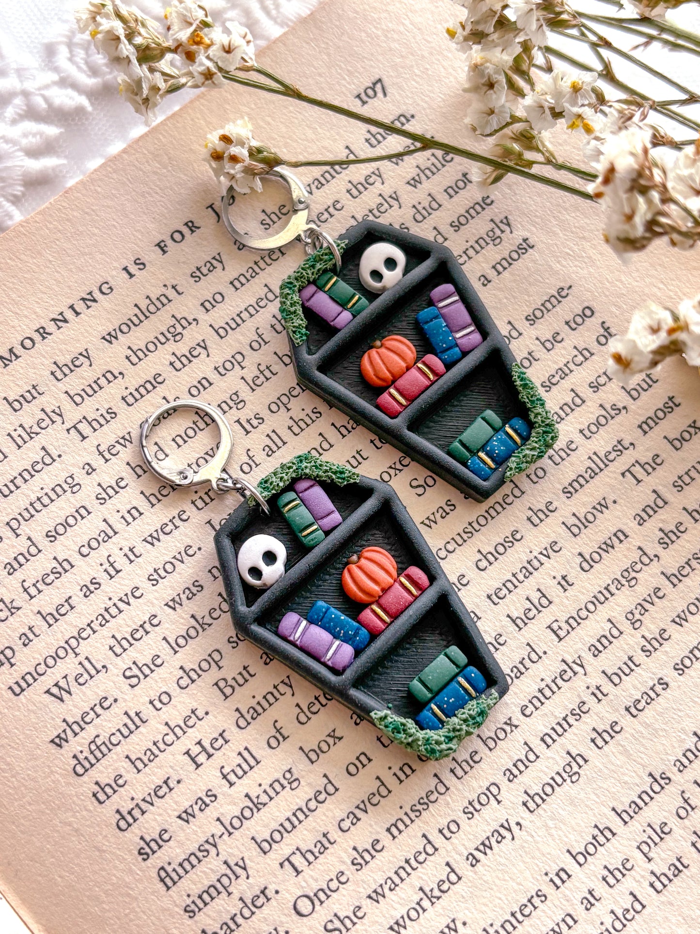 Coffin Bookcase Dangles (MTO)