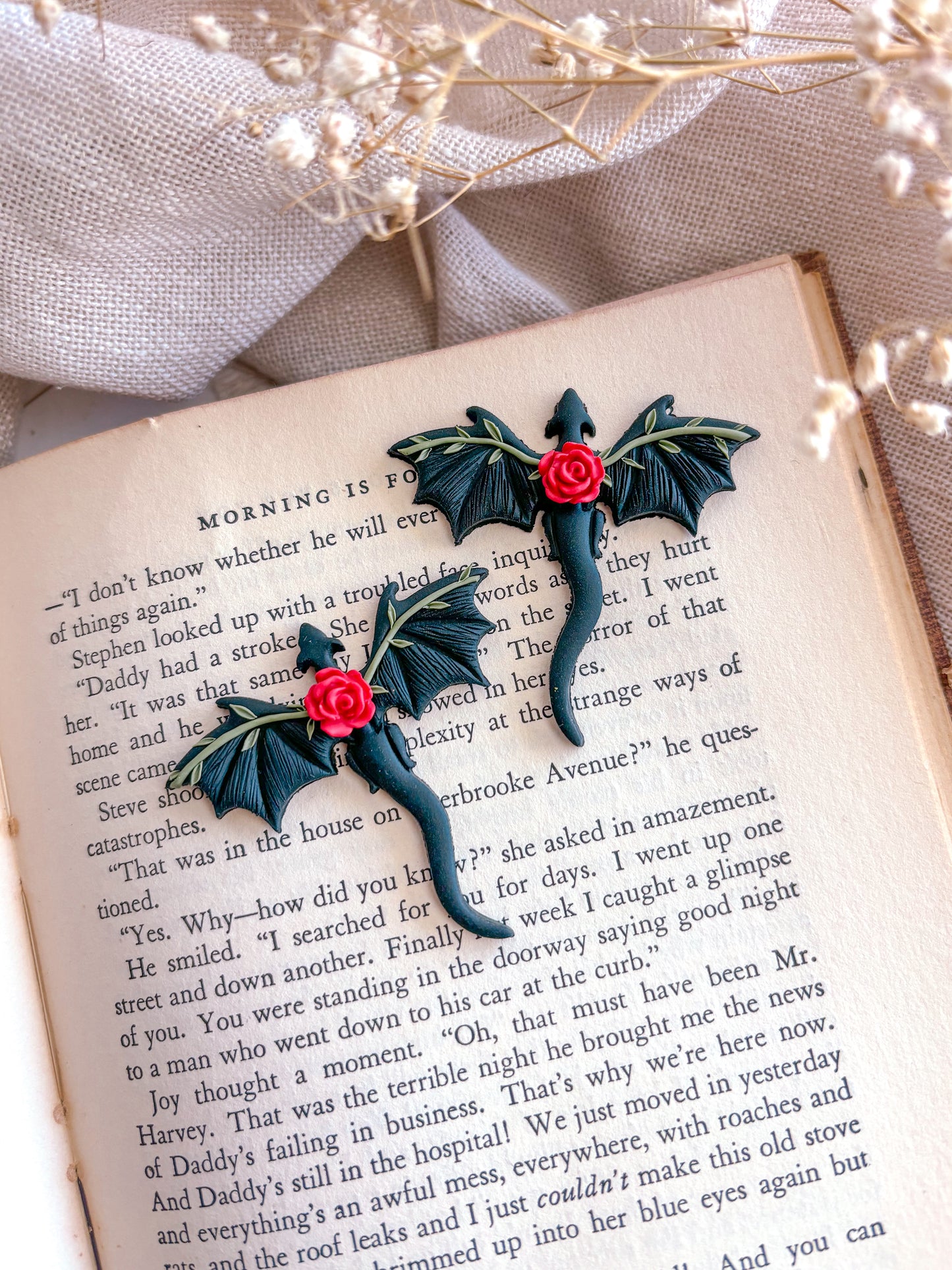 Rose Dragon Dangles