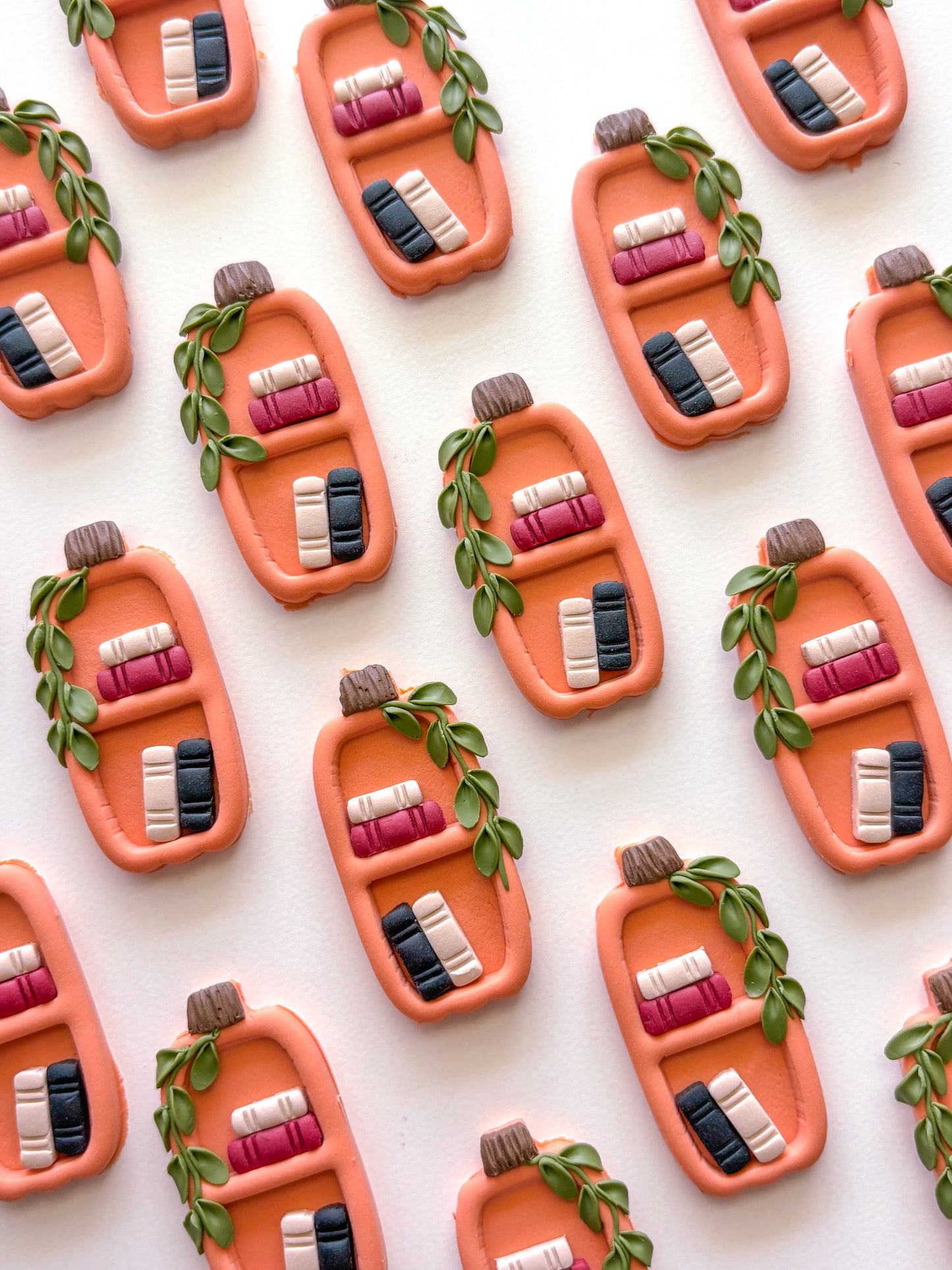 Pumpkin Bookcase Dangles