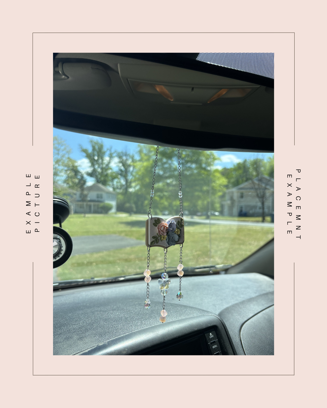 Monstera Car Charm