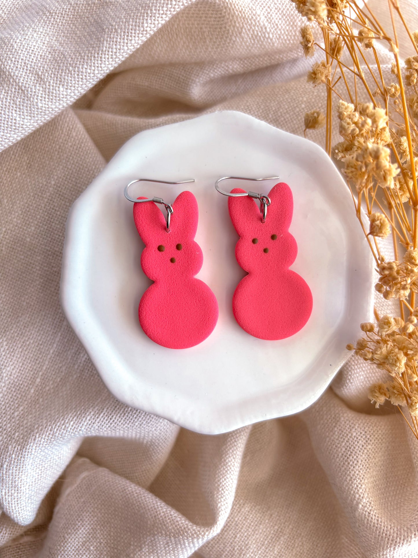 Pink Peep Dangles