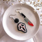 Scream for Halloween Dangles