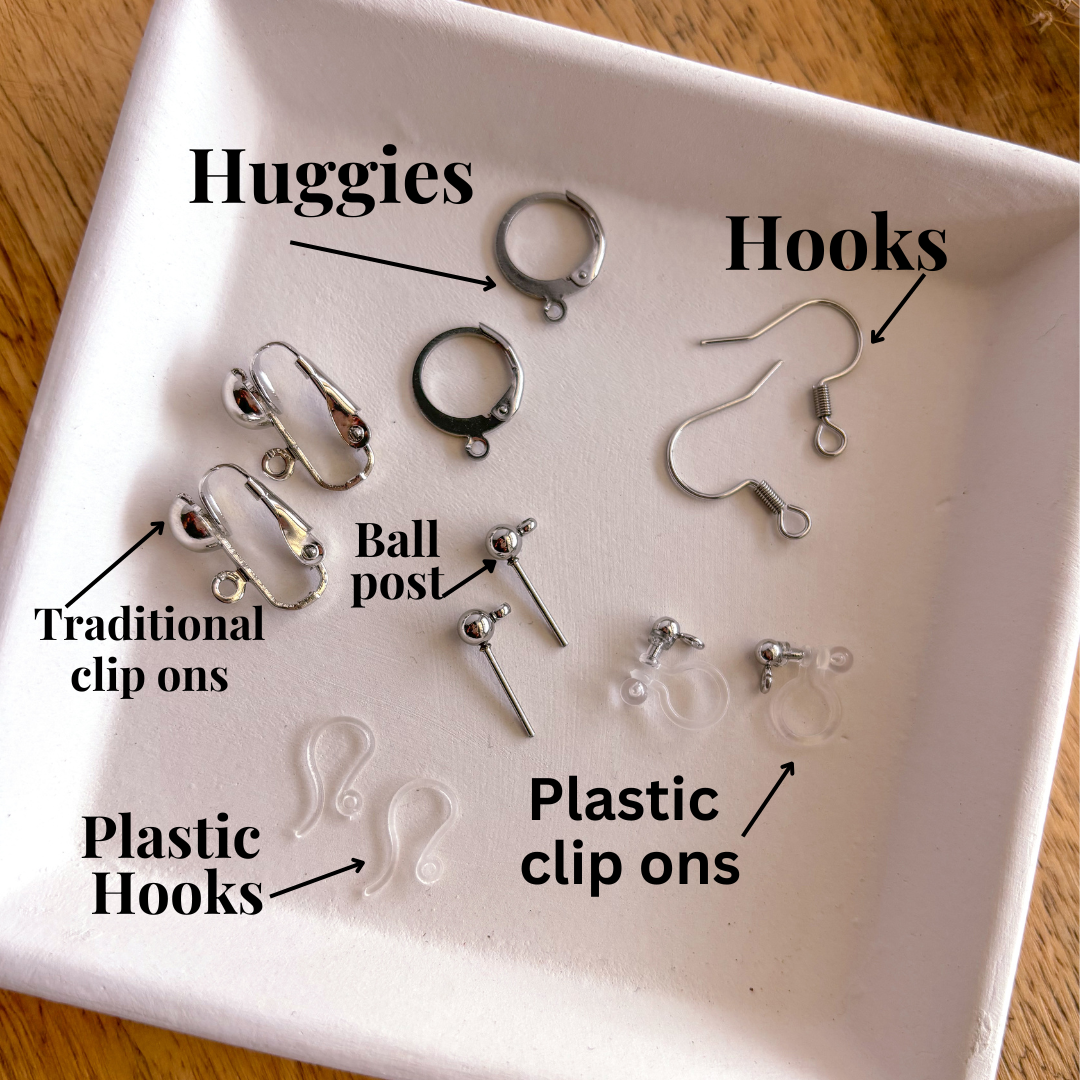 Double Heart Sprinkle Dangles