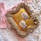 Pink Snow globe Dangles