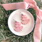 Pink Christmas Tree Dangles