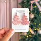 Pink Christmas Tree Dangles