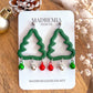 Jingle Bell Silver Dangles