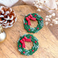 Wreath with Bow Dangles