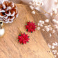 Poinsettia Flower Dangles