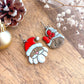 Santa and Mrs. Clause (Dark Skin Tone) Dangles