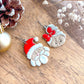 Santa and Mrs. Clause (medium skin tone) Dangles