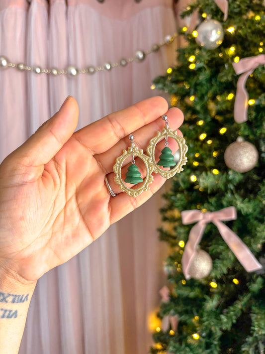 Framed Christmas Tree Dangles