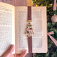 "Wooden" Christmas Tree Bookcase Bookmark