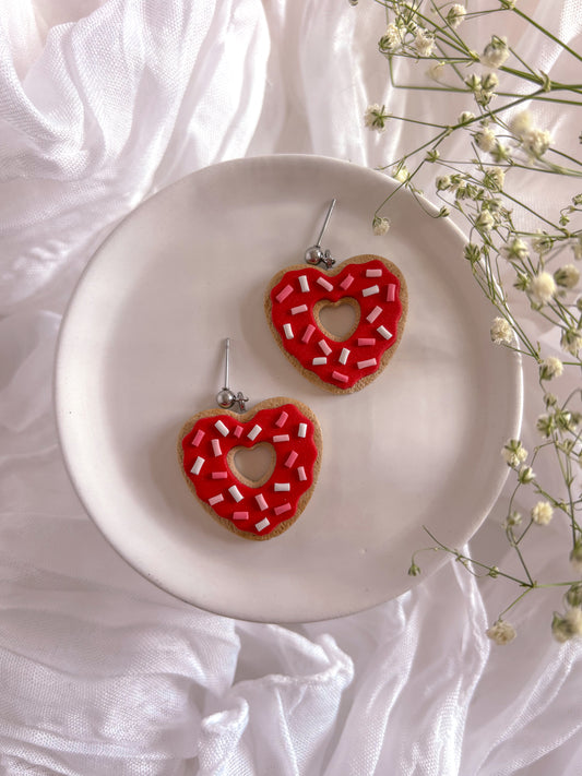 Heart Sprinkle Dangles