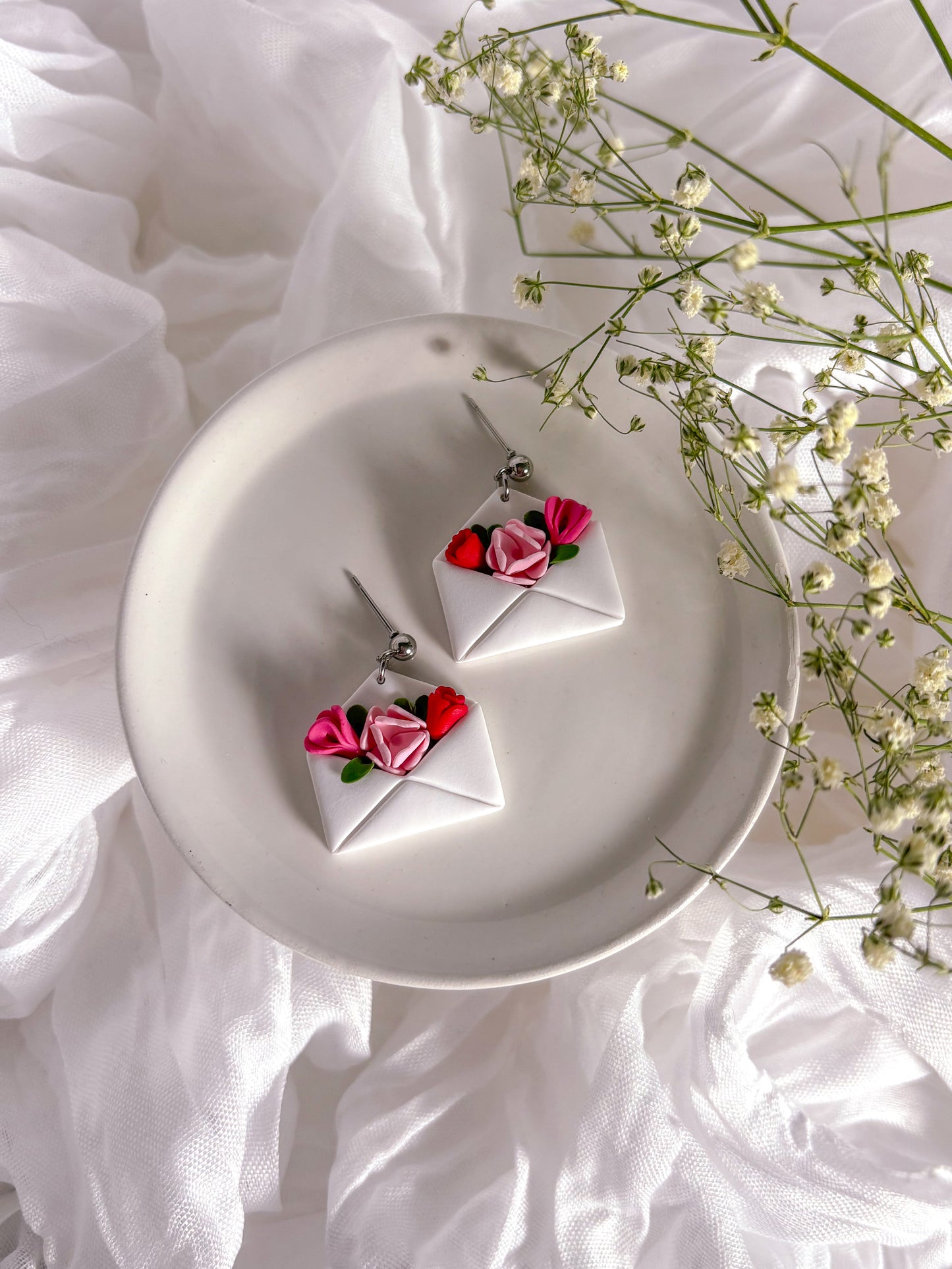 Floral Love Letter Dangles