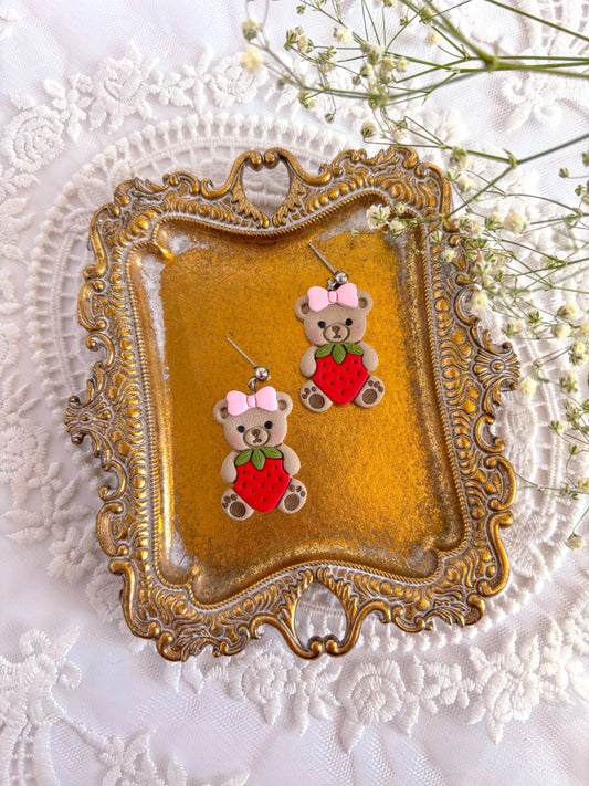Berry Cute Teddy Dangles