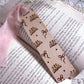 Bows and Book Wooden Bookmark