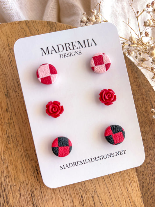 The Rosa Stud Set