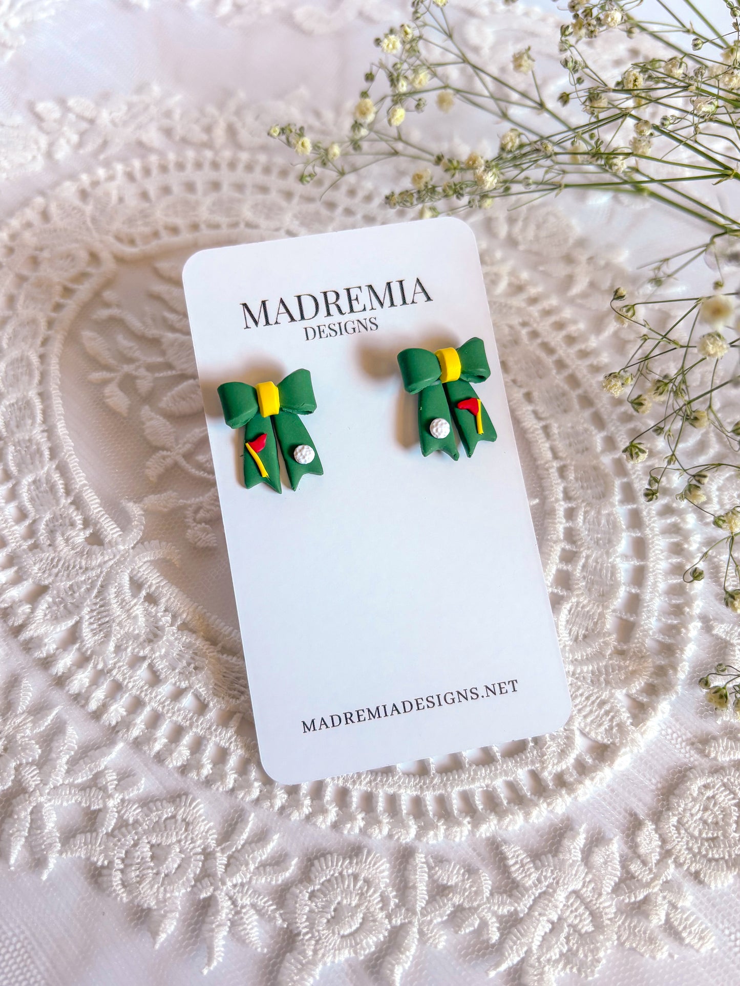Golf Week Bow Studs