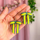 Green and Yellow Bow Dangles