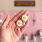 Small Daisy and Pearl Dangles