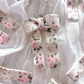 Floral Bow Dangles