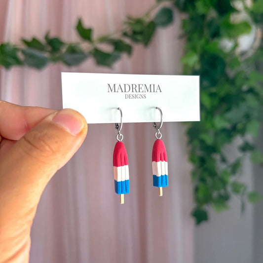 MTO Patriotic Popsicle Dangles