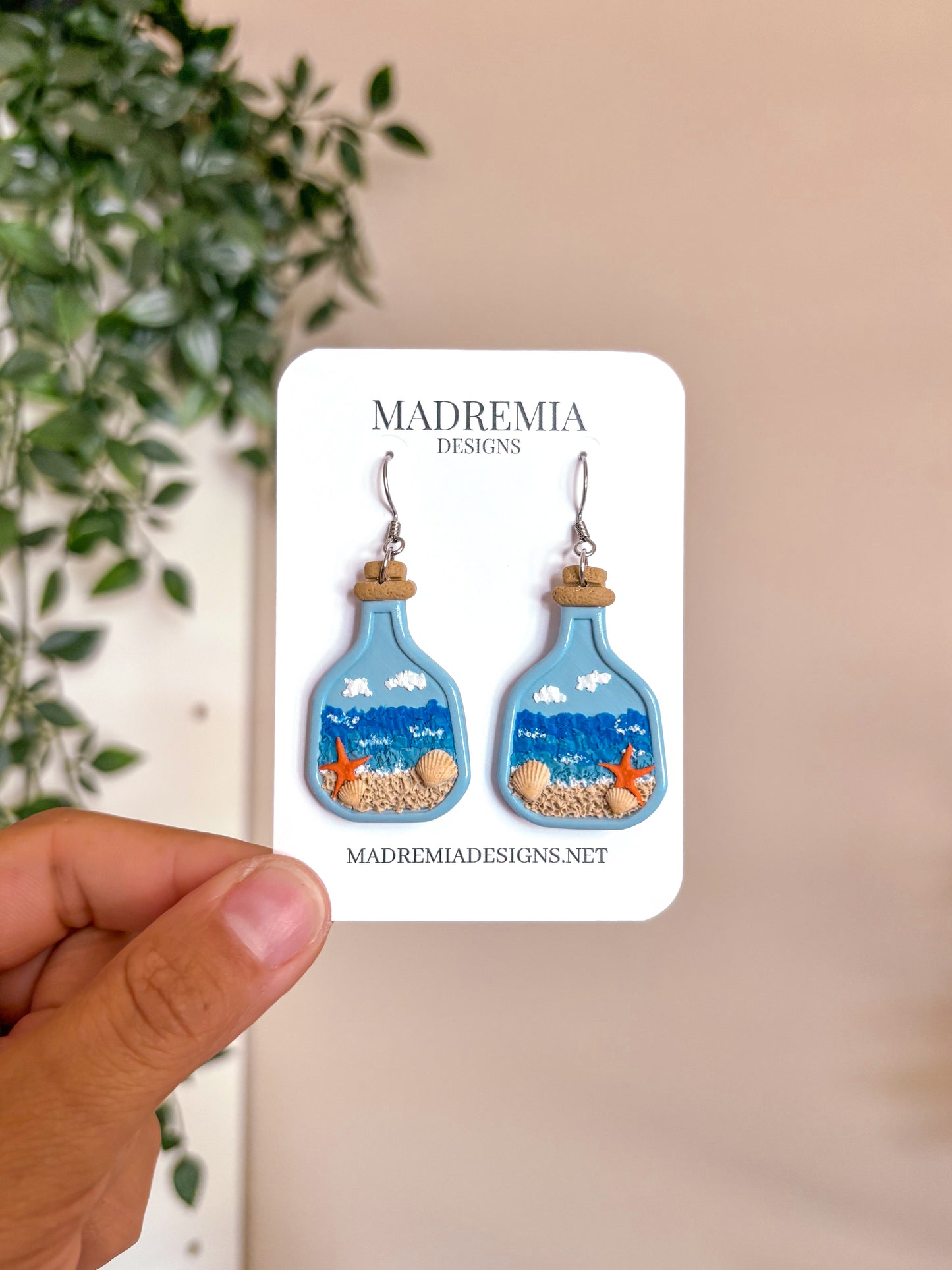 Beach in a Bottle Dangles