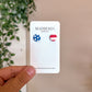 Small Circle Patriotic Studs