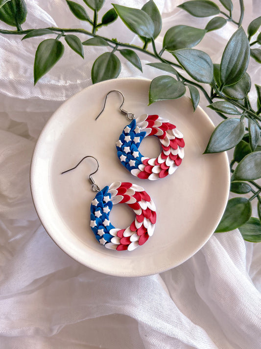 Americana Wreath Dangles