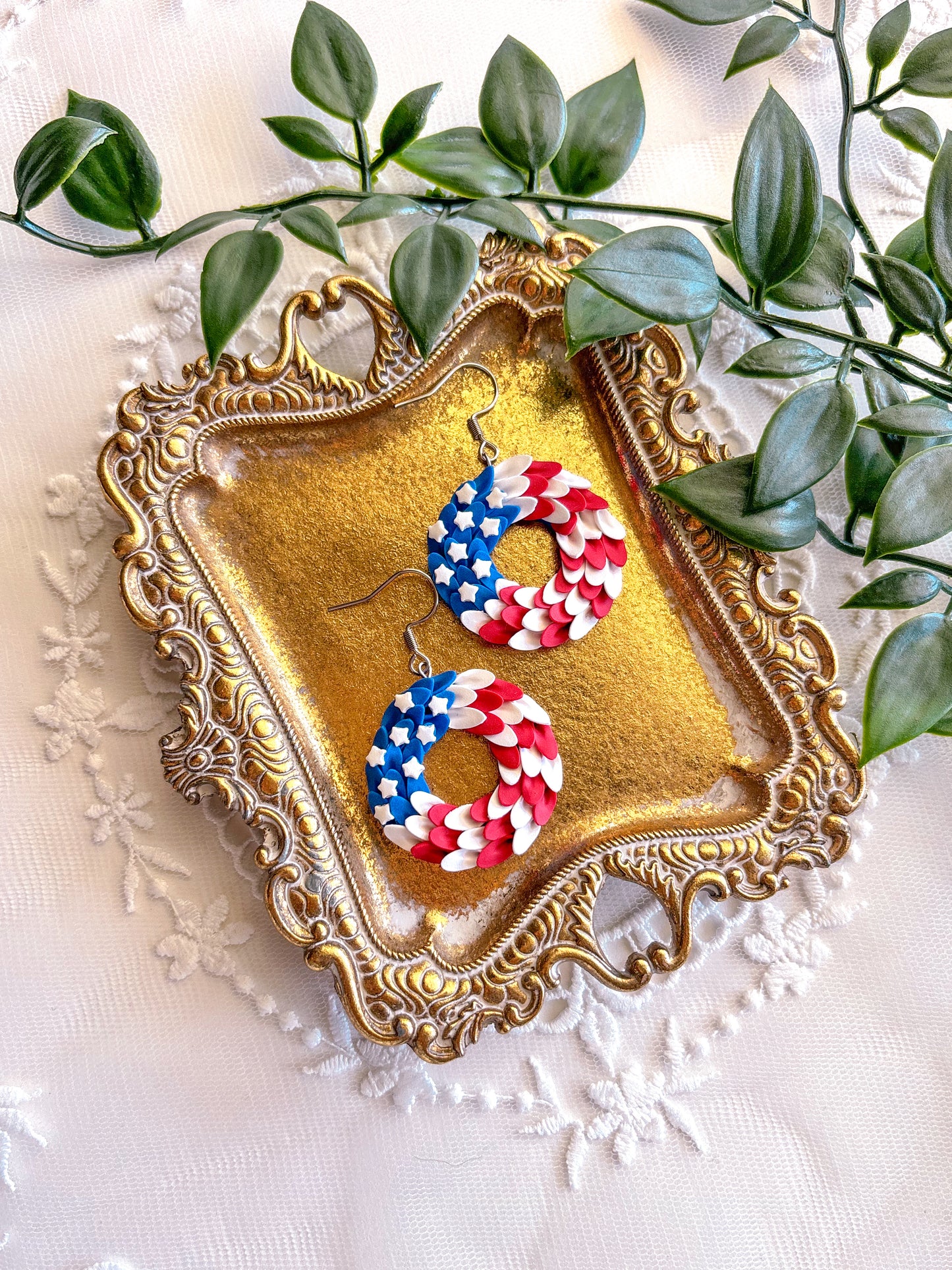 Americana Wreath Dangles