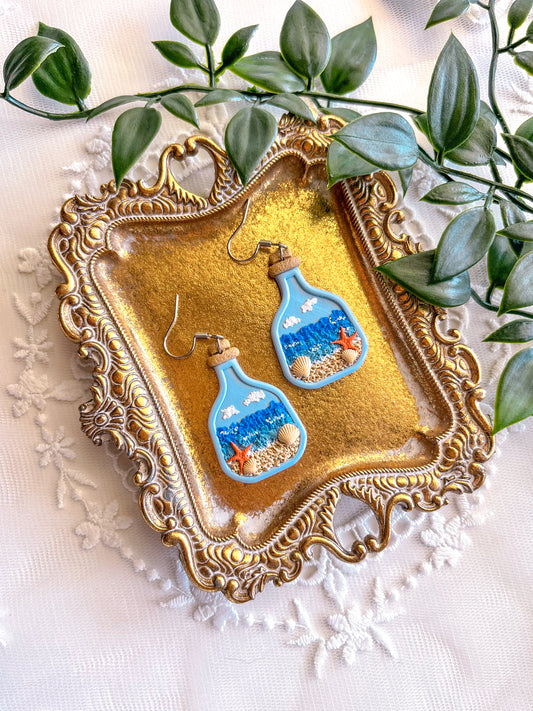 Beach in a Bottle Dangles