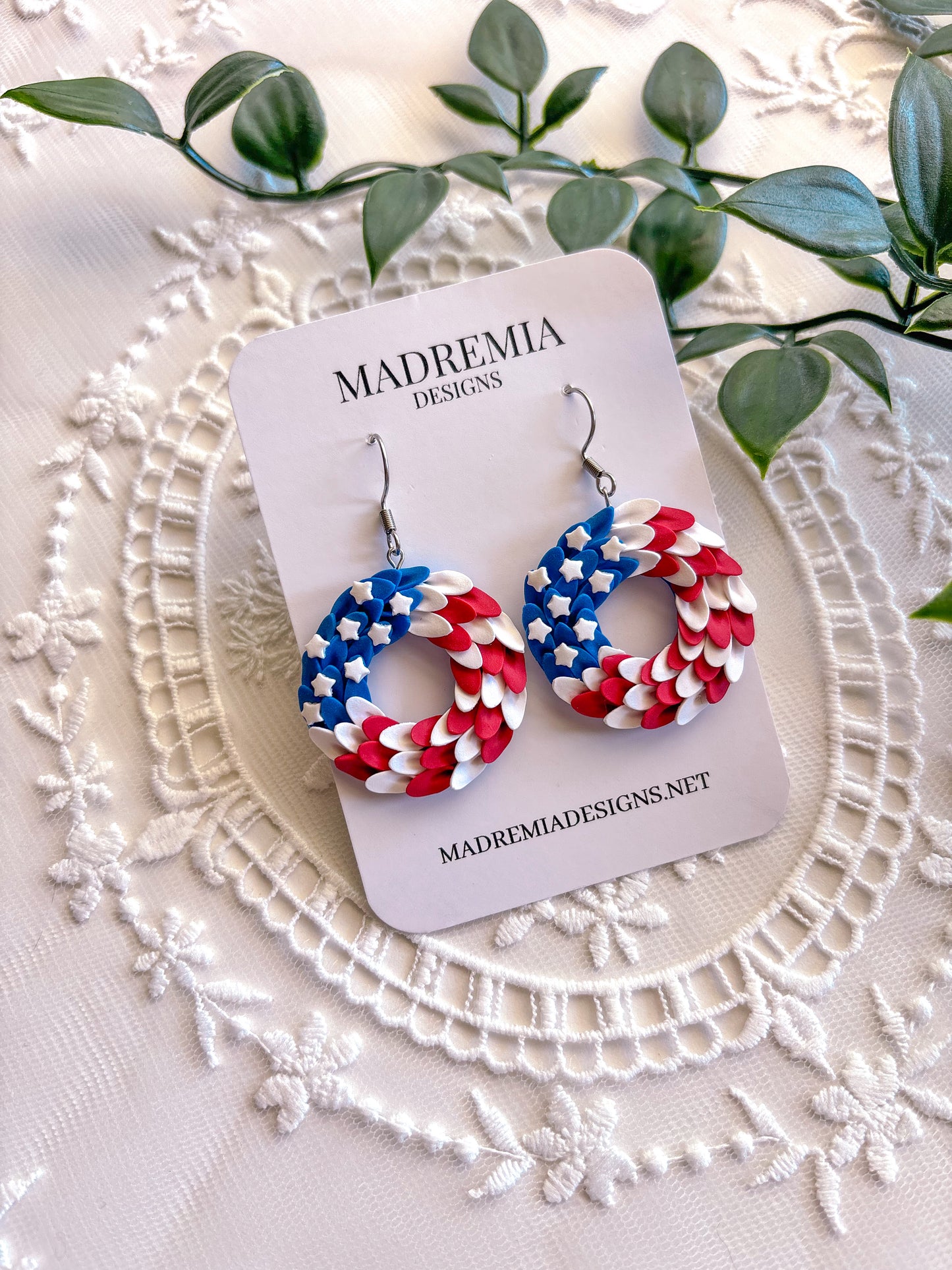 Americana Wreath Dangles
