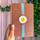 Daisy with Blue Bookmark