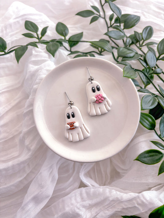 Cafecito y Pan Dulce Ghostie Dangles