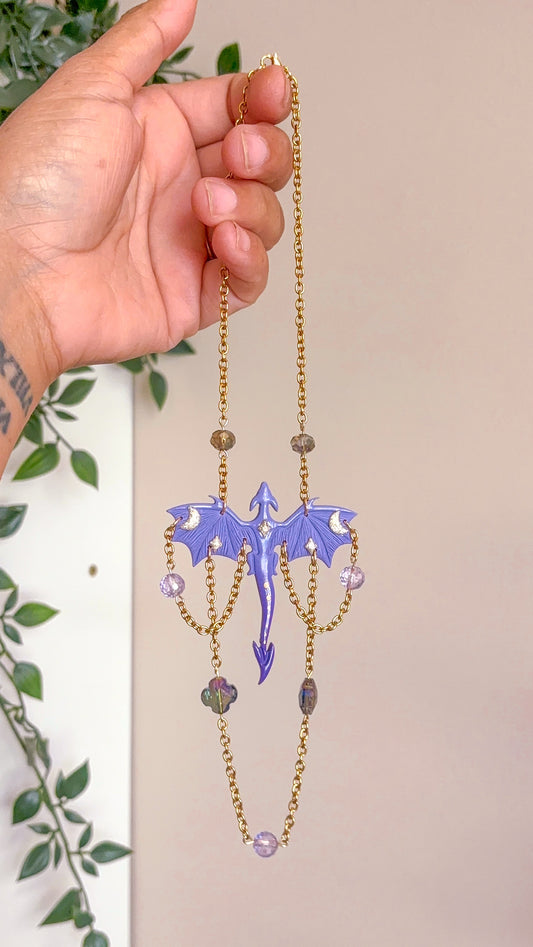 Twila Dragon Car Charm