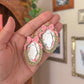 Floral Ghostie Cameo Dangles
